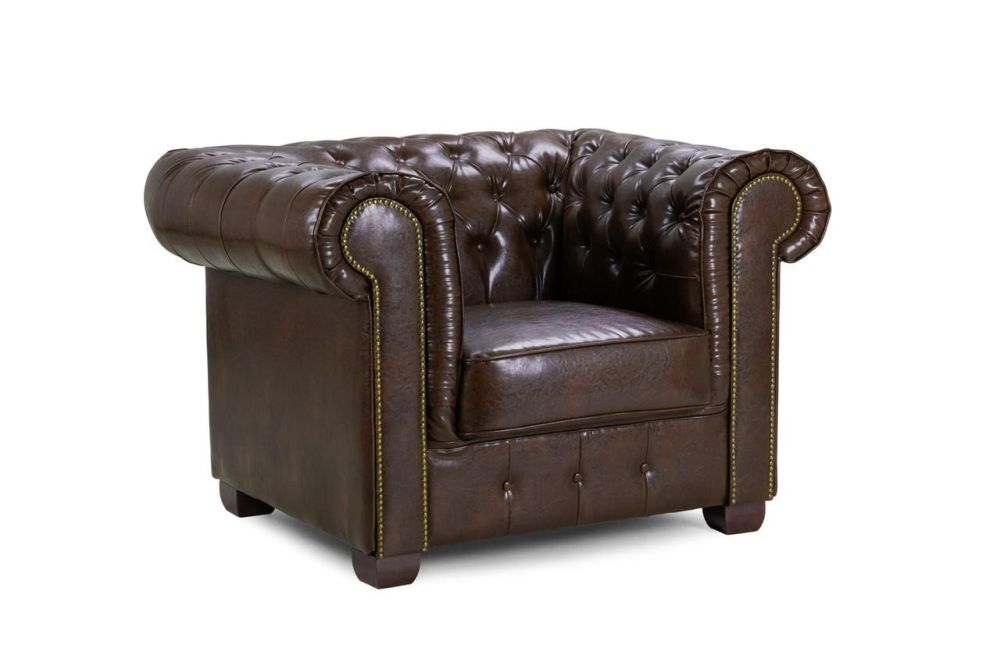 Mallow Antique Brown Armchair