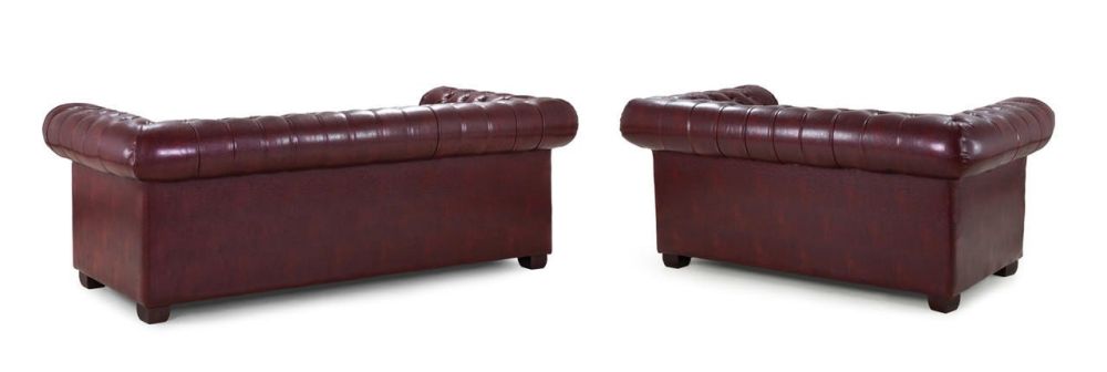 Mallow Oxblood Red 3+2 Sofa Set