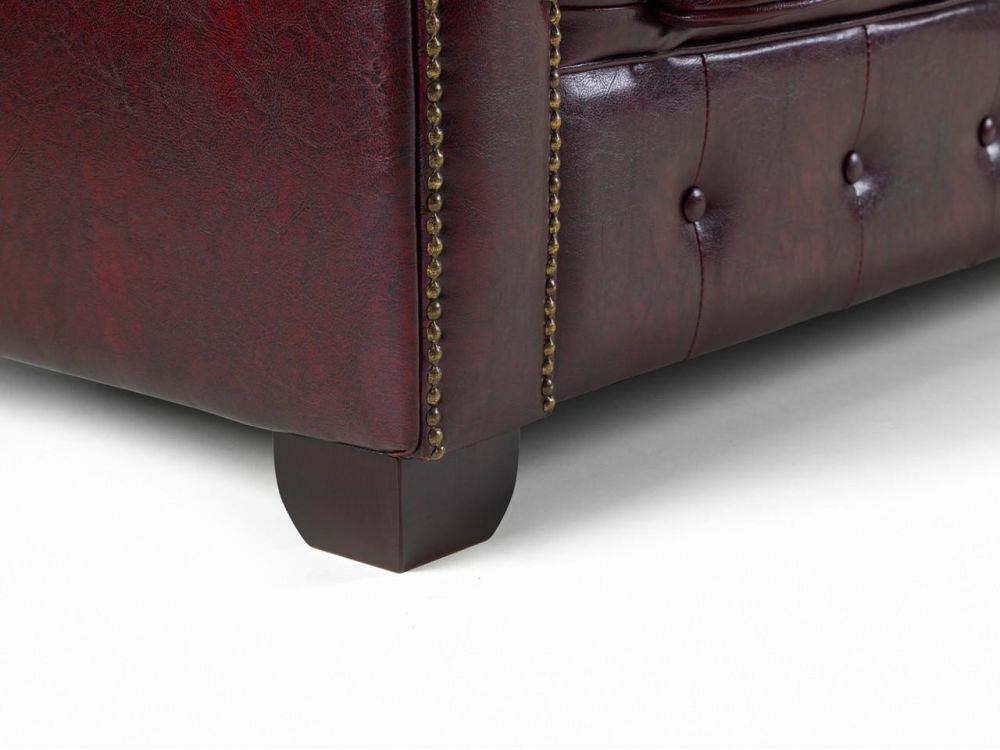 Mallow Oxblood Red Armchair