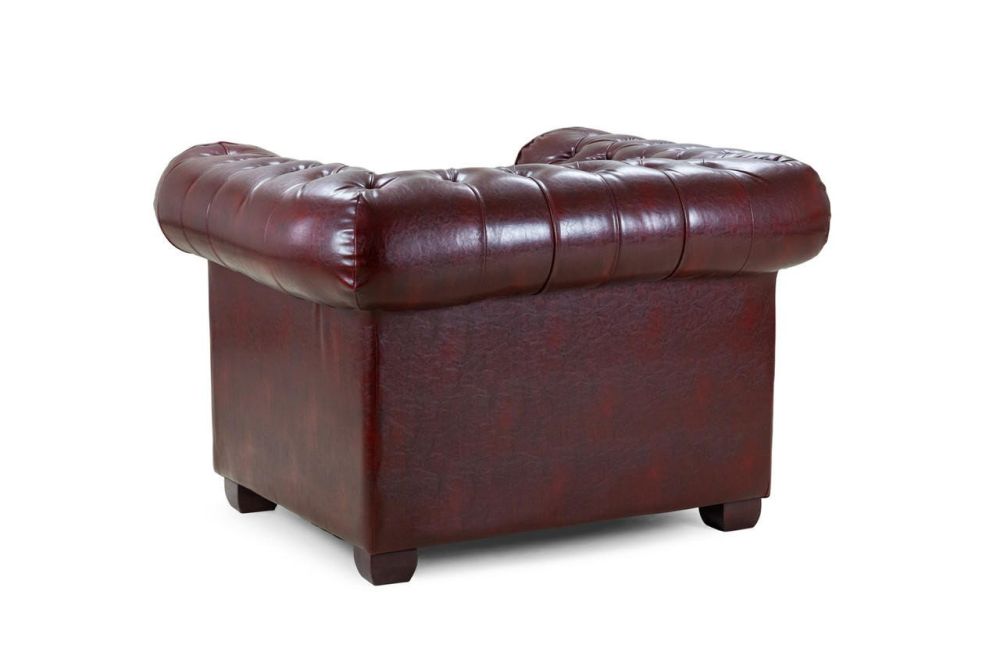 Mallow Oxblood Red Armchair