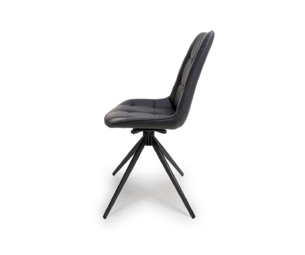 Furniture Link Chico Black Dining Chair in Pair