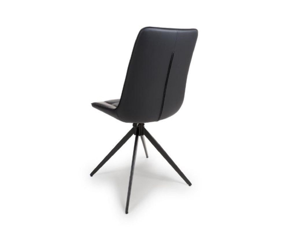 Furniture Link Chico Black Dining Chair in Pair