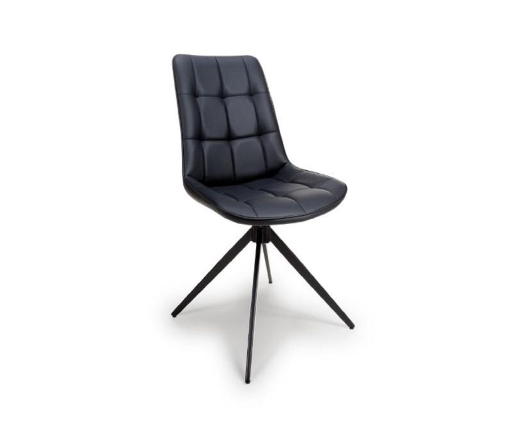 Furniture Link Chico Black Dining Chair in Pair