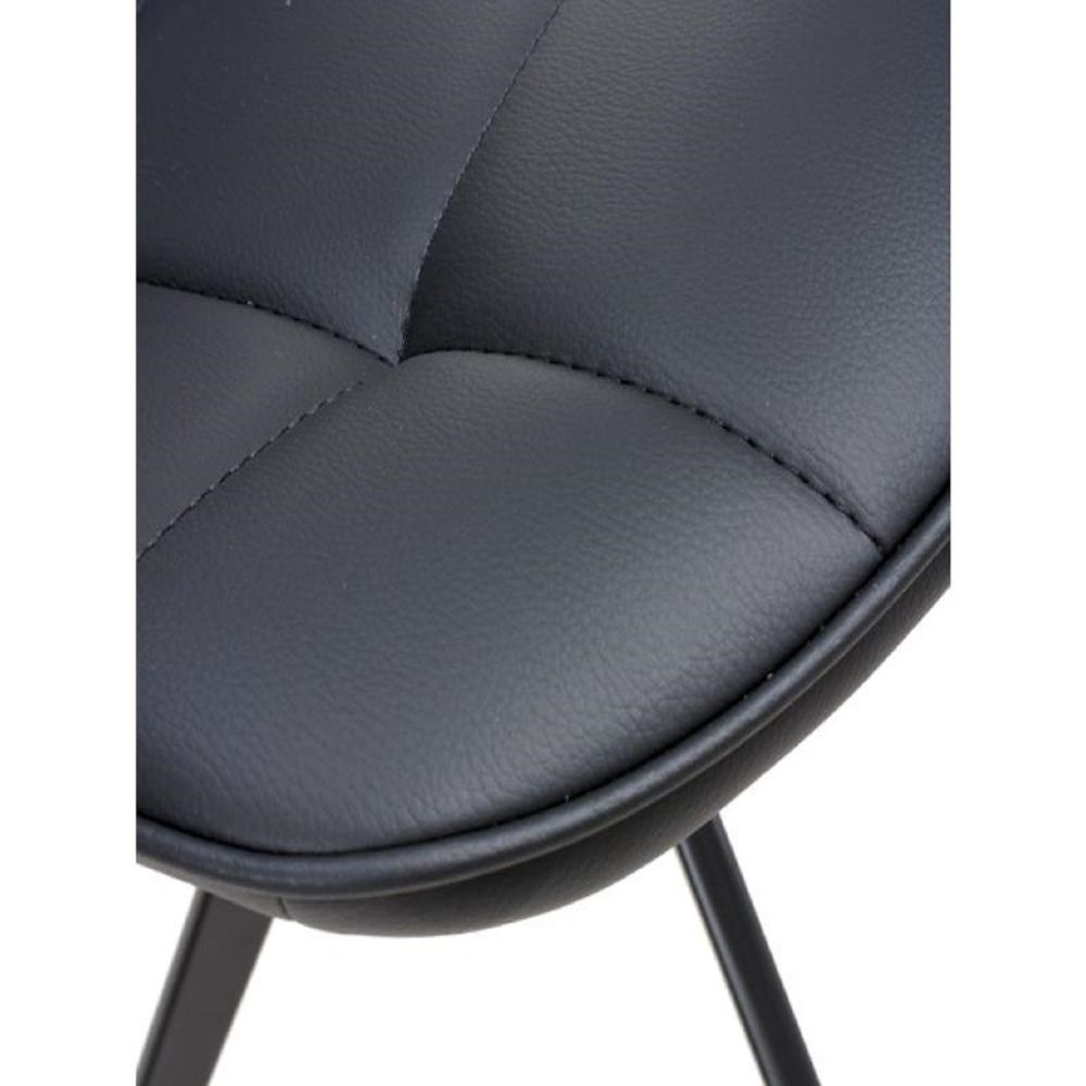 Furniture Link Chico Black Dining Chair in Pair