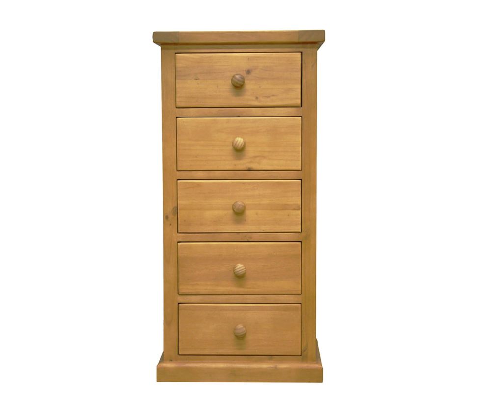 Heritance Bold Pine 5 Drawer Chest