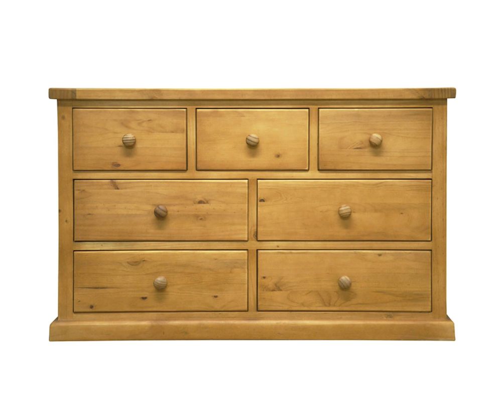 Heritance Bold Pine 3 Over 4 Multi Drawer Chest 