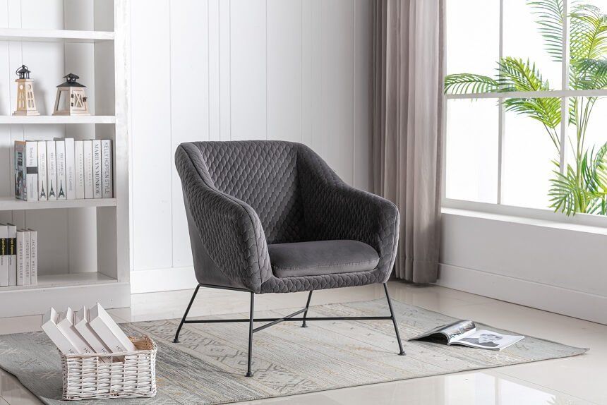 Furniture Link Cleo Cinder Accent Chair