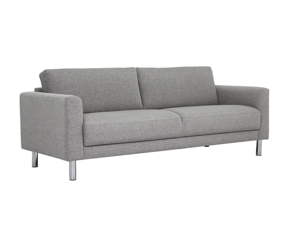 FTG Cleveland Nova Light Grey 3 Seater Sofa
