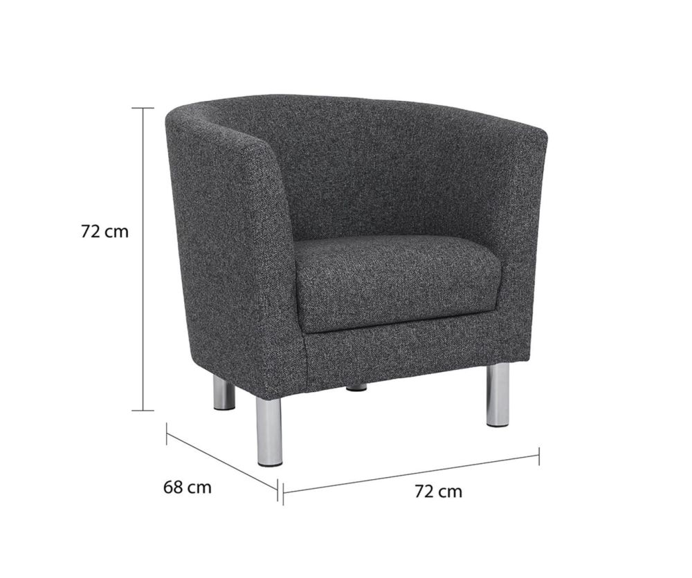 FTG Cleveland Nova Antracit Armchair