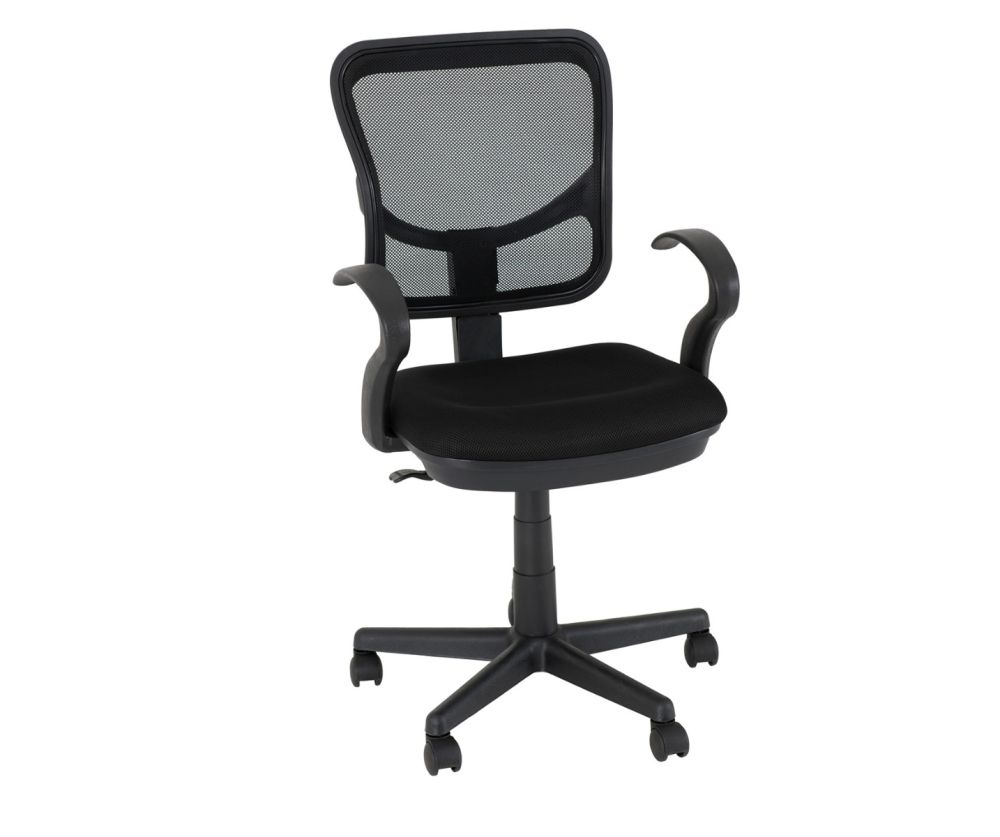 Seconique Furniture Clifton Black Computer Chair