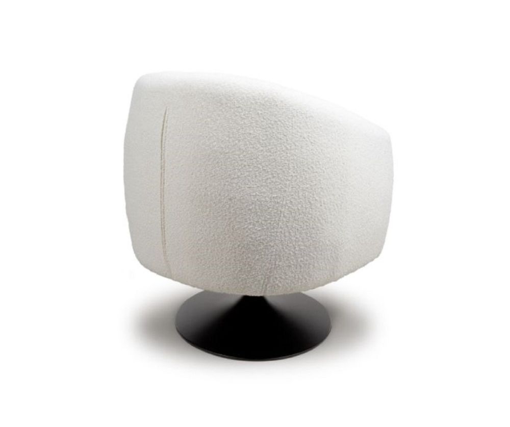 Furniture Link Club Ivory Accent Chair