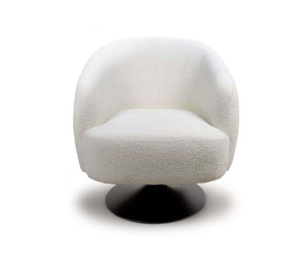 Furniture Link Club Ivory Accent Chair