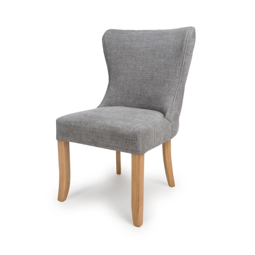 Furniture Link Cole Grey Dining Chair in Pair