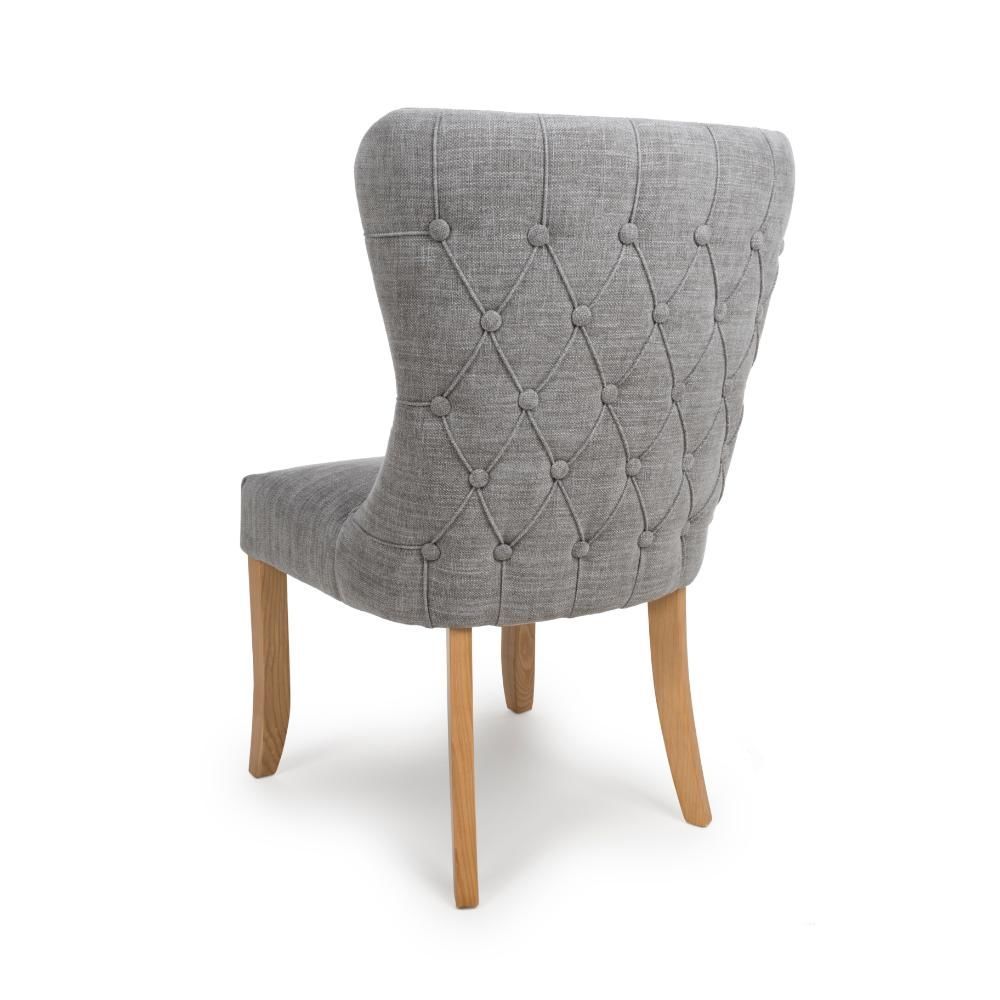 Furniture Link Cole Grey Dining Chair in Pair