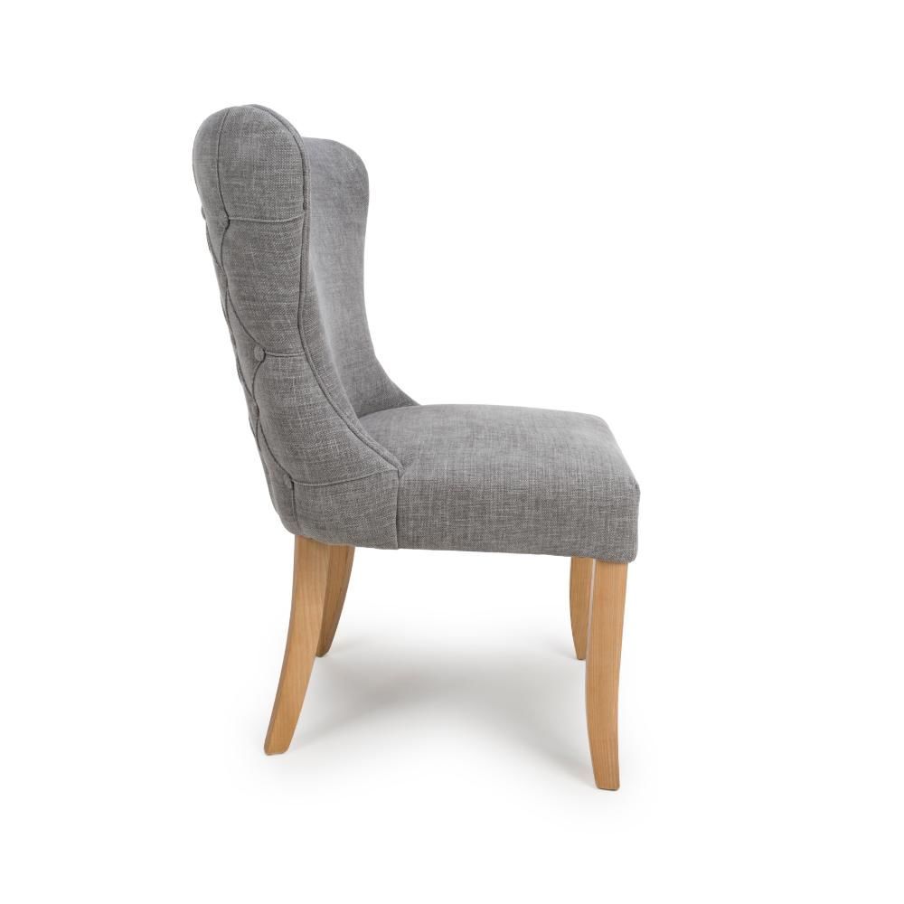 Furniture Link Cole Grey Dining Chair in Pair