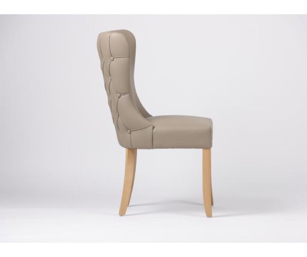 Furniture Link Cole Taupe Dining Chair in Pair