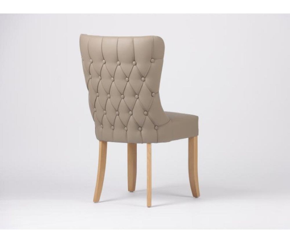 Furniture Link Cole Taupe Dining Chair in Pair