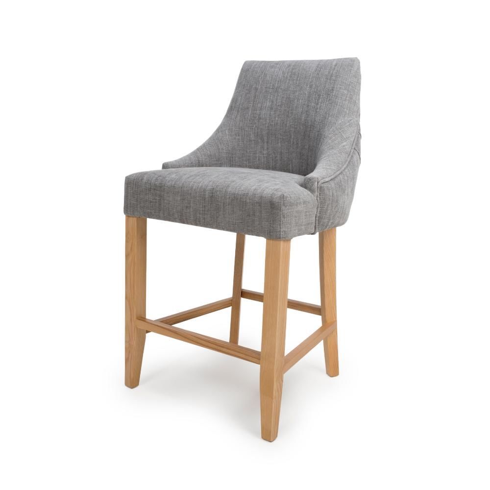 Furniture Link Cole Grey Counter Dining Chair in Pair