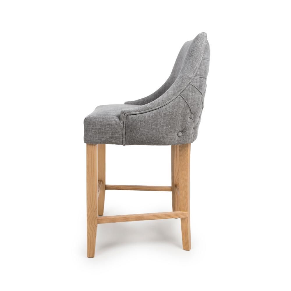Furniture Link Cole Grey Counter Dining Chair in Pair