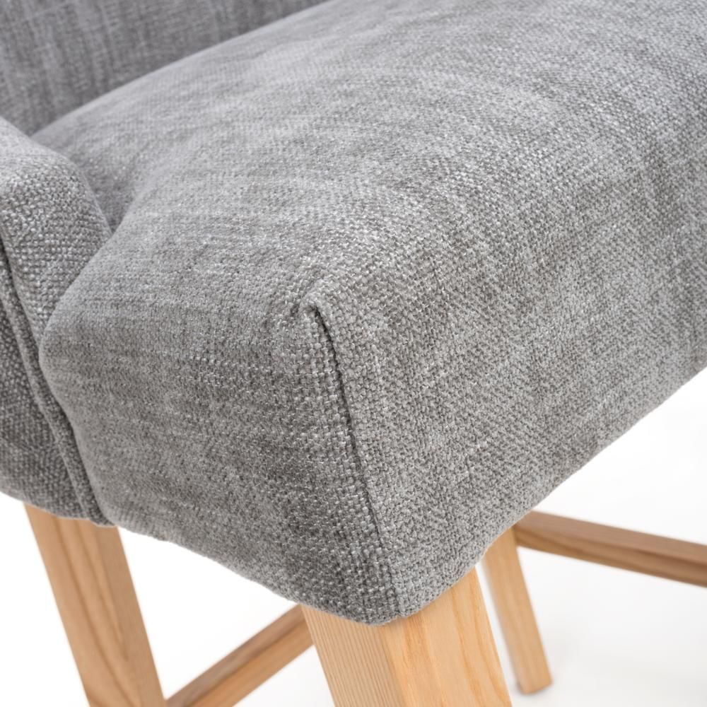 Furniture Link Cole Grey Counter Dining Chair in Pair