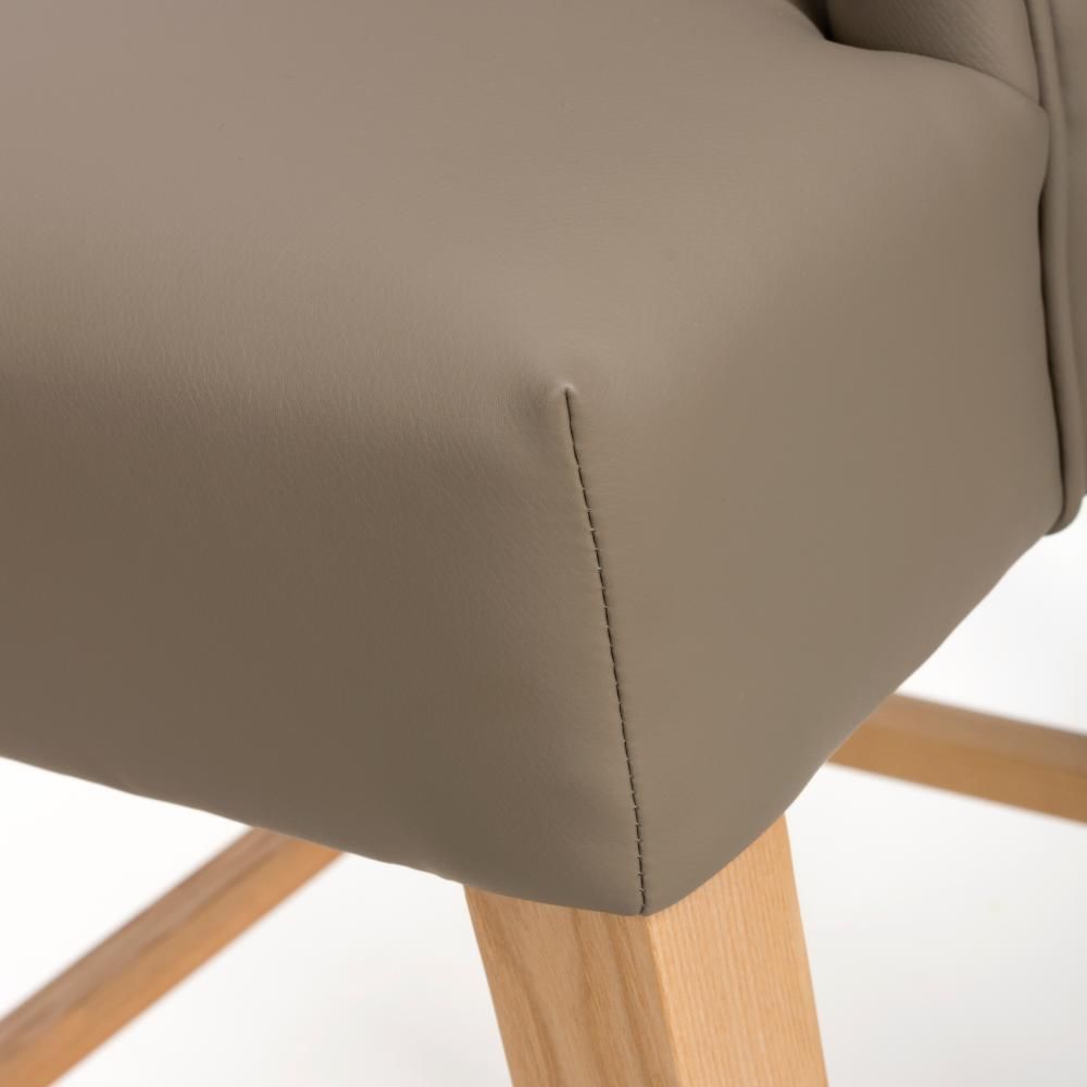 Furniture Link Cole Taupe Bar Chair in Pair