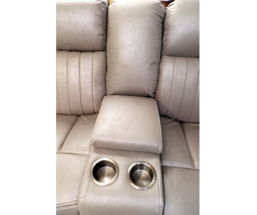Oxford Grey Recliner 2 Seater Sofa 