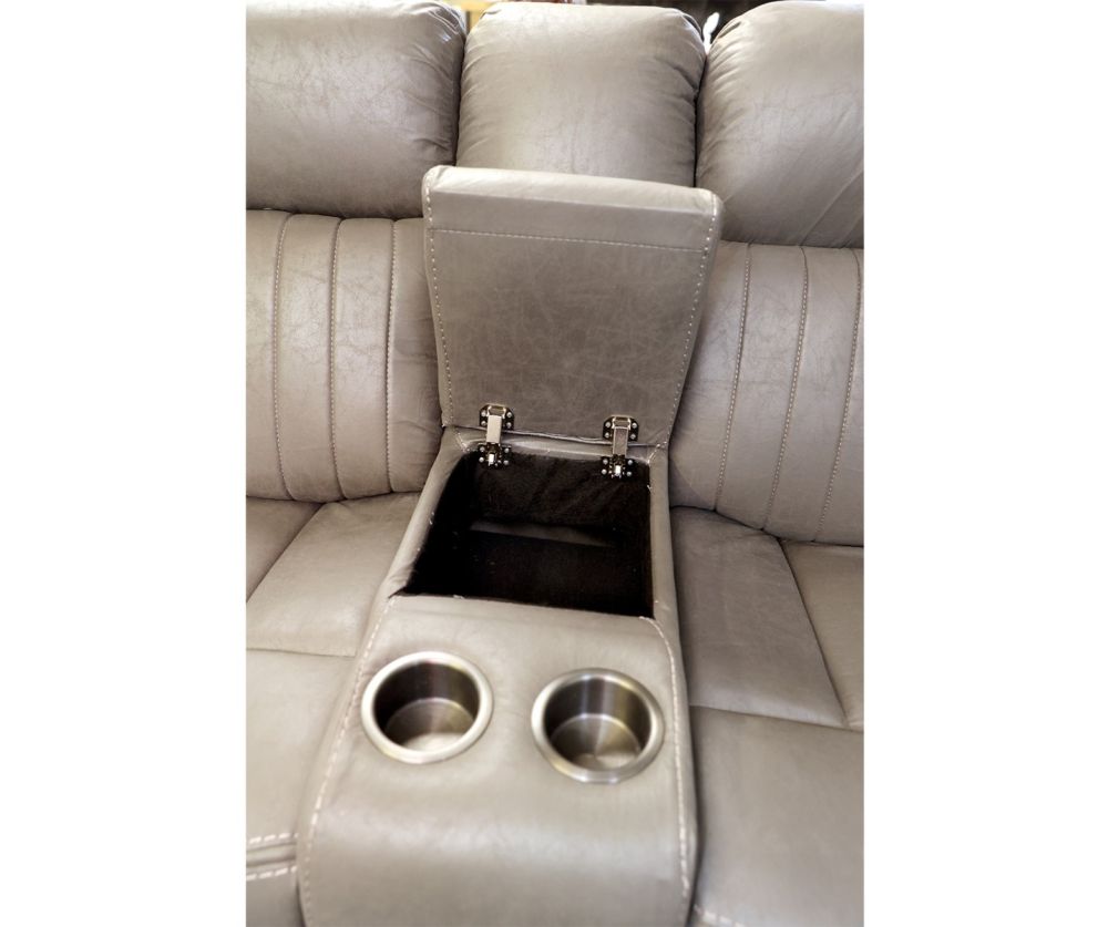 Oxford Grey Recliner 2 Seater Sofa 