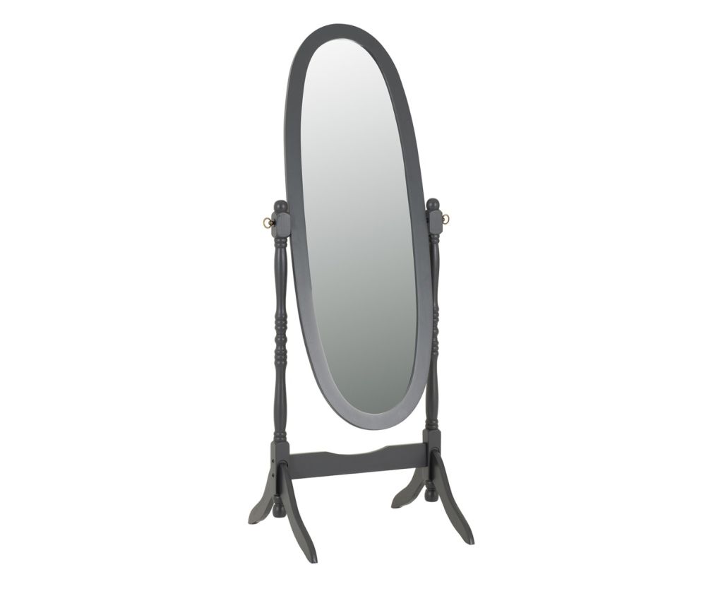 Seconique Furniture Contessa Cheval Grey Mirror  