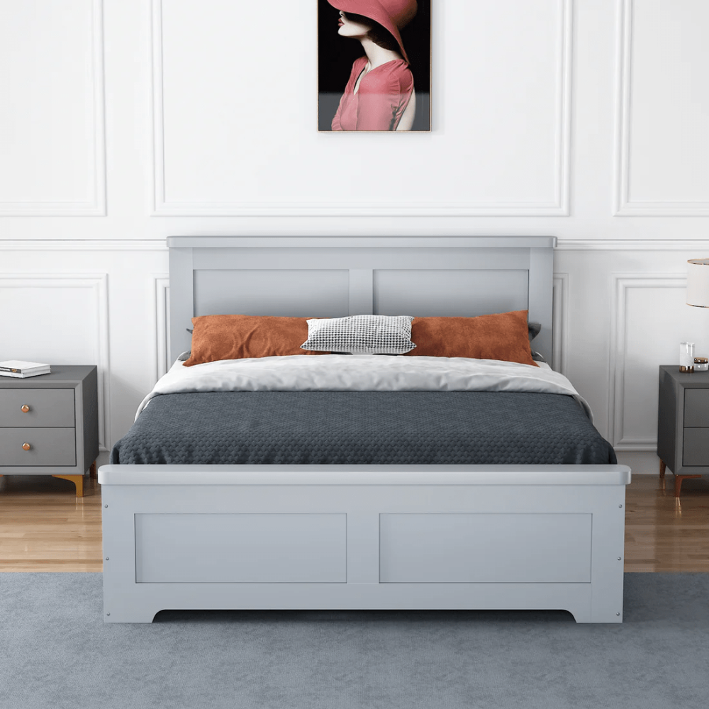 Flintshire Furniture Conway Heritage Painted Grey Storage Bed with 4 Drawer