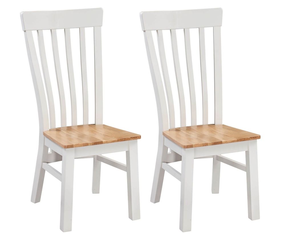 Homestyle GB Cotswold Painted Oak Solid Seat Chair