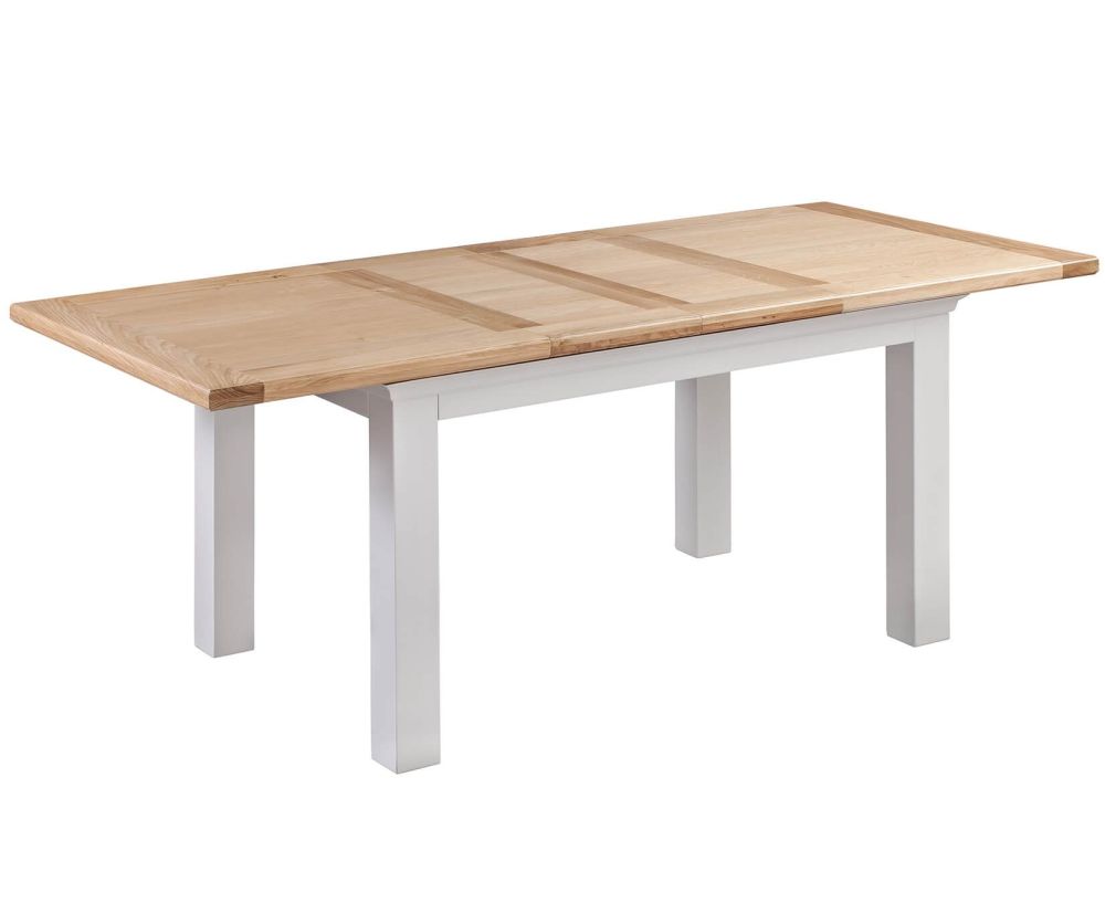 Homestyle GB Cotswold Painted Oak Extending Dining Table