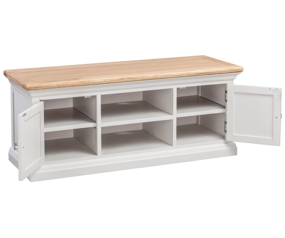 Homestyle GB Cotswold Painted Oak Large TV Cabinet