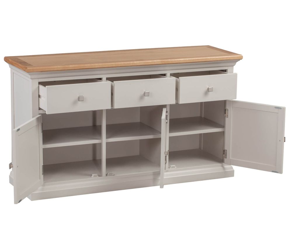 Homestyle GB Cotswold Painted Oak Large Sideboard