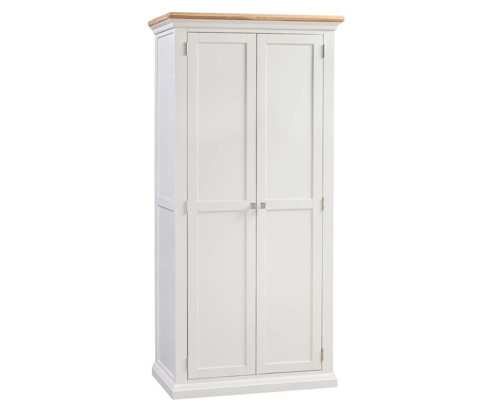 Homestyle GB Cotswold Painted Oak Ladies 2 Door Wardrobe