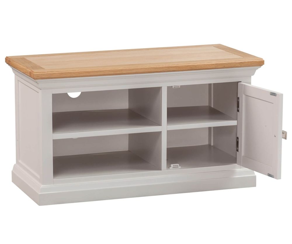 Homestyle GB Cotswold Painted Oak TV Cabinet