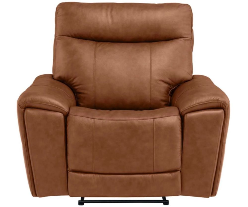 World Furniture Danetti Vintage Tan Leather Electric Recliner 3+2+1 Sofa Set