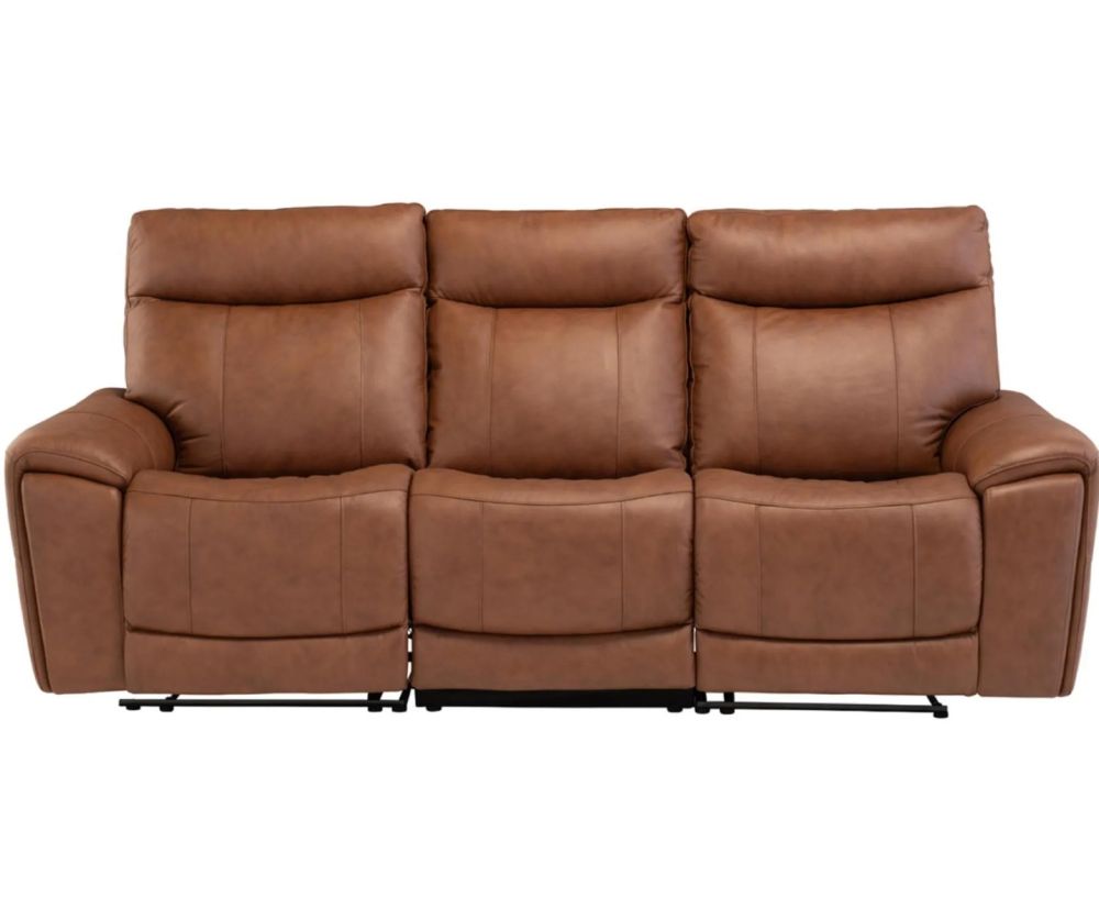 World Furniture Danetti Vintage Tan Leather Electric Recliner 3+2 Sofa Set
