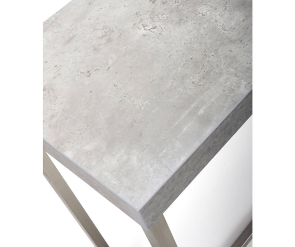 Furniture Link Delta Melamine Concrete Console Table