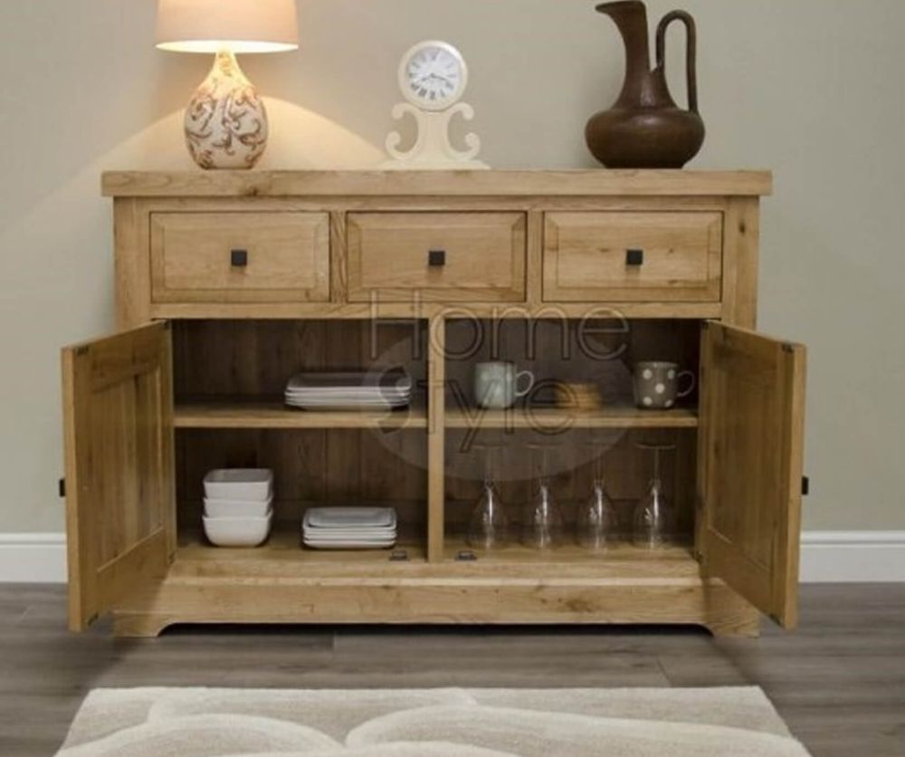 Homestyle GB Deluxe Oak Medium Sideboard