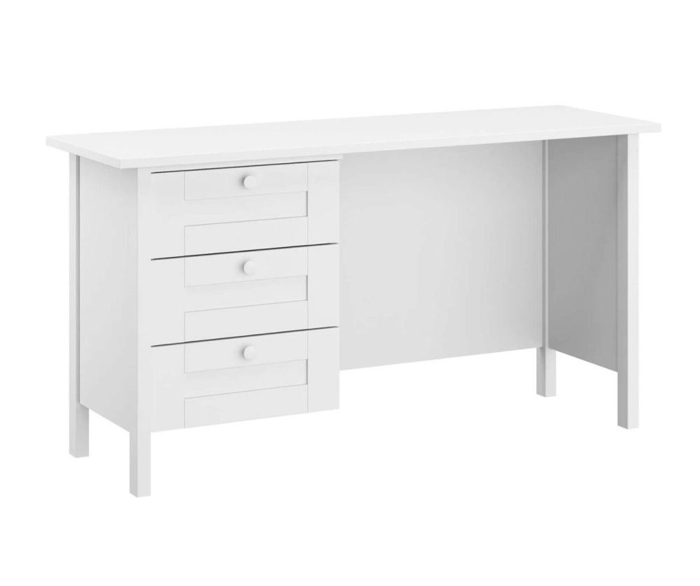 Rauch Orange HomeOffice Alpine White Office Desk with 3 Drawer