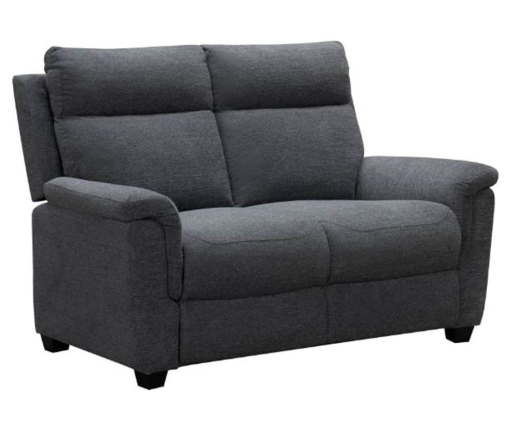 Furniture Link Detroit Grey Fabric 2 Seater Sofa