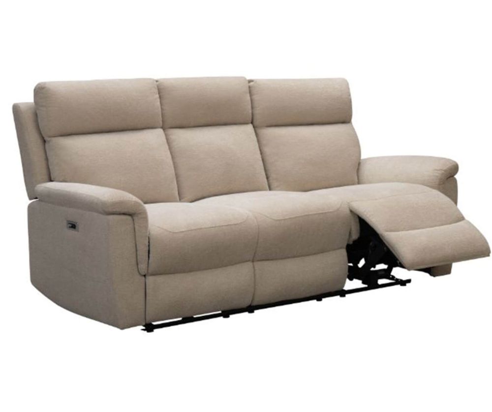 Furniture Link Detroit Natural Fabric Power Recliner 3+2 Sofa Set