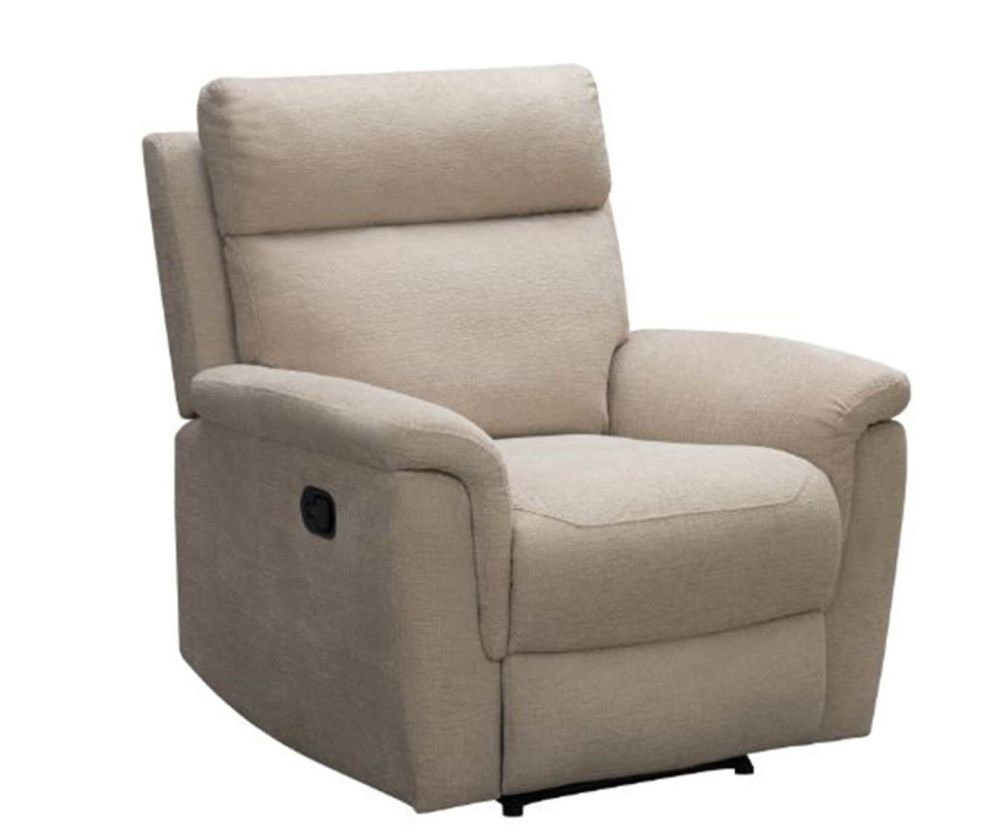 Furniture Link Detroit Natural Fabric Power Recliner 3+2+1 Sofa Set