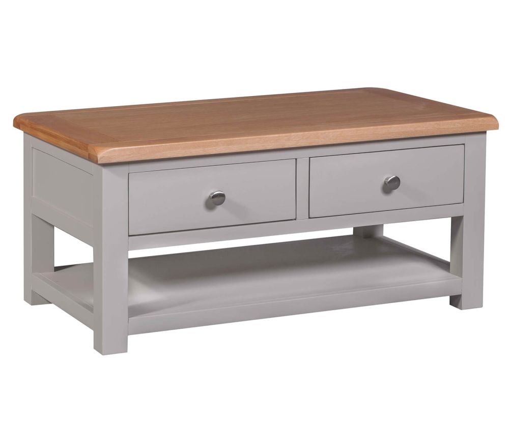 Homestyle GB Diamond Painted Oak Coffee Table