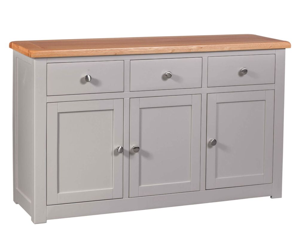 Homestyle GB Diamond Painted Oak Large Sideboard