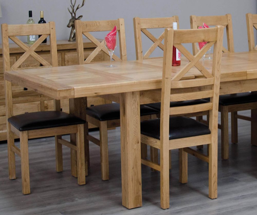 Homestyle GB Deluxe Twin Leaf Medium Extending Dining Table