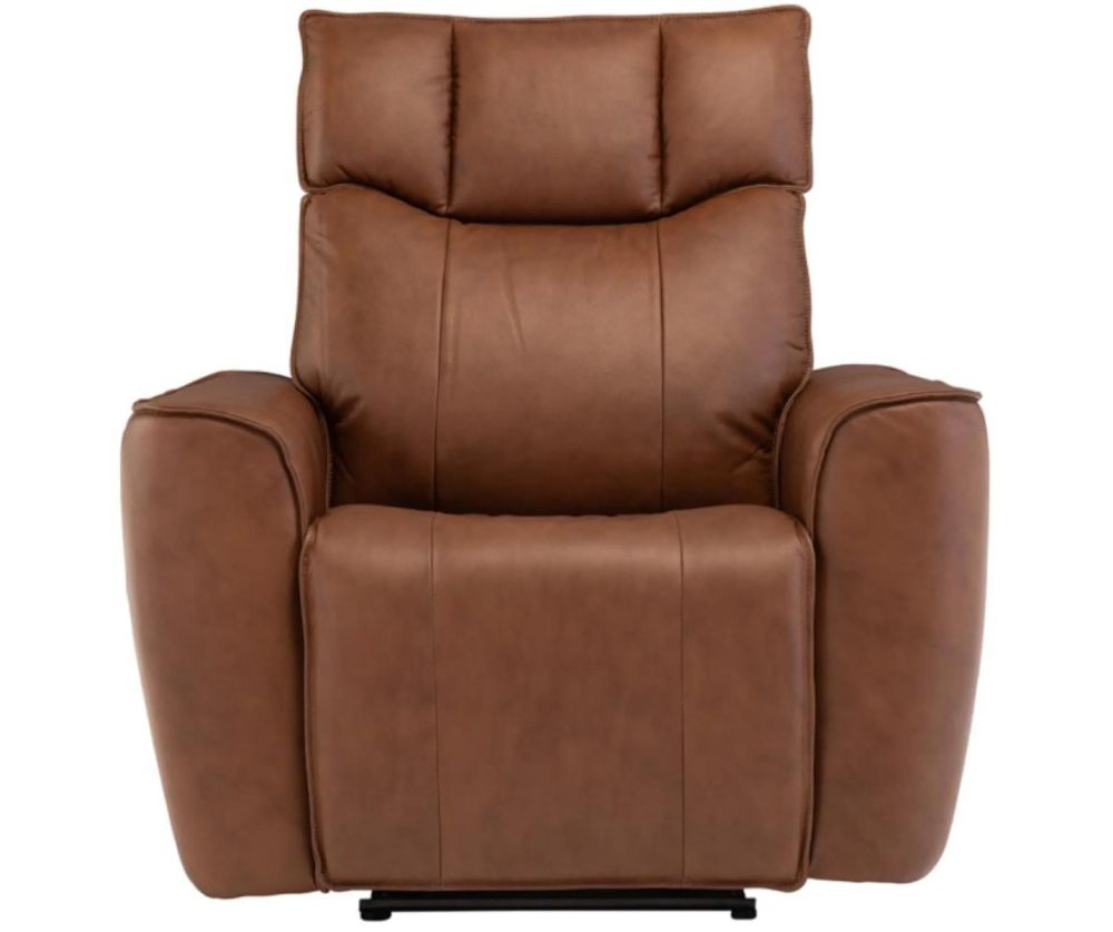 World Furniture Dolfino Tan Leather Electric Recliner 3+2+1 Sofa Set