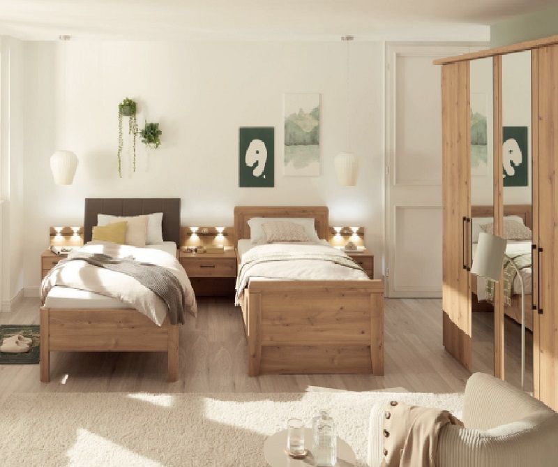 Wiemann Genf 1 Drawer Floating Bedside Cabinet