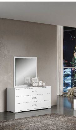 H2O Design Bella White Italian Dresser Mirror