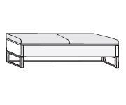 Wiemann Vip Asmara Dressing Bench With Drawer